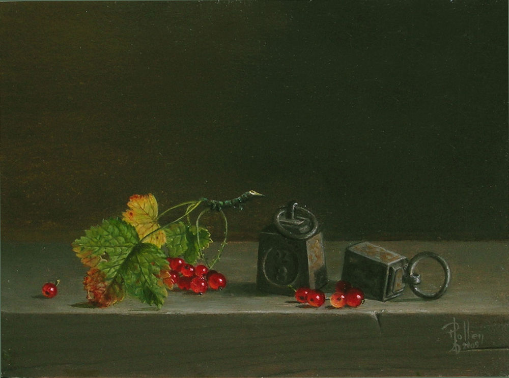 Still life with English weights